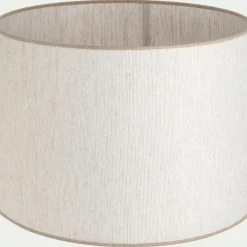 Abat-Jour Suspension|Suspension Non-Électrifiée*alinea Abat-jour conique en tissu D40cm - Blanc