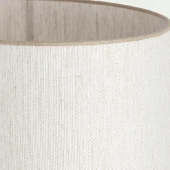 Abat-Jour Suspension|Suspension Non-Électrifiée*alinea Abat-jour conique en tissu D40cm - Blanc