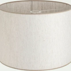 Abat-Jour Suspension|Suspension Non-Électrifiée*alinea Abat-jour conique en tissu D40cm - Blanc