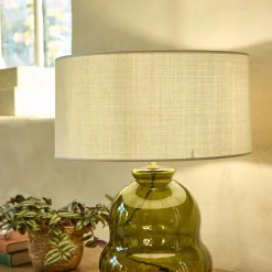 Abat-Jour Lampe|Abat-Jour Suspension*alinea Abat-jour cylindrique en coton D40cm - roucas Beige