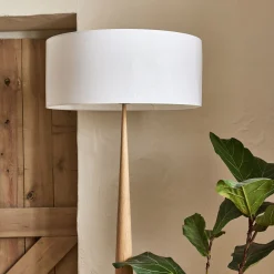 Abat-Jour Suspension|Suspension Non-Électrifiée*alinea Abat-jour cylindrique en coton D60cm - capelan Blanc