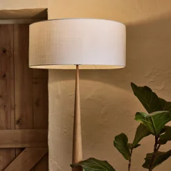 Abat-Jour Suspension|Suspension Non-Électrifiée*alinea Abat-jour cylindrique en coton D60cm - capelan Blanc