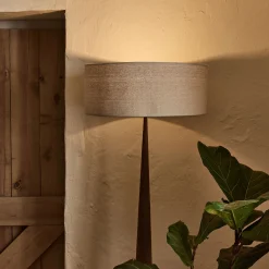 Abat-Jour Lampe|Abat-Jour Suspension*alinea Abat-jour cylindrique en coton D50cm - écru Blanc