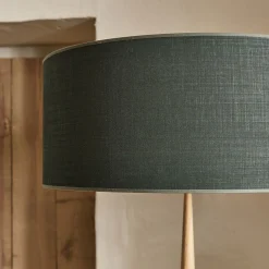 Lustre De Salle À Manger|Lustre*alinea Abat-jour cylindrique en coton D60cm - cèdre Vert