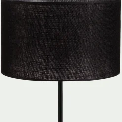 Abat-Jour Lampe|Abat-Jour Naturel*alinea Abat-jour cylindrique en jute D32cm - Noir