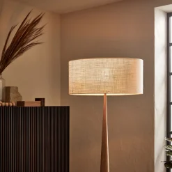 Abat-Jour Lampe|Abat-Jour Suspension*alinea Abat-jour cylindrique en jute D50cm - Blanc