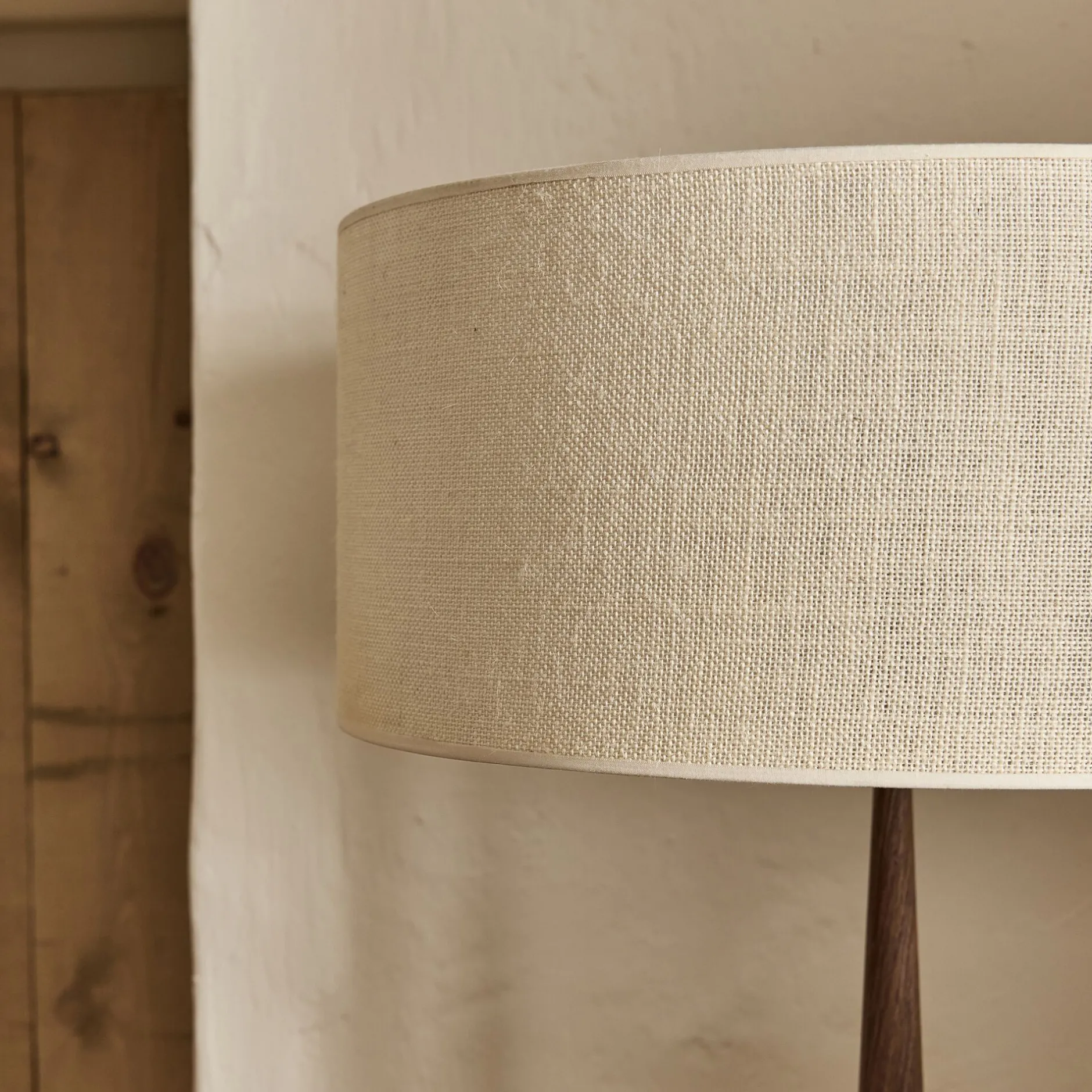 Abat-Jour Lampe|Abat-Jour Suspension*alinea Abat-jour cylindrique en jute D50cm - Blanc