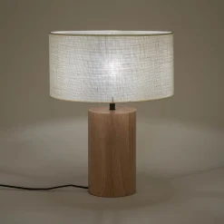 Abat-Jour Suspension|Abat-Jour Naturel*alinea Abat-jour cylindrique en jute D35cm - Blanc