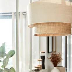 Abat-Jour Naturel|Suspension Naturelle*alinea Abat-jour cylindrique en jute D50cm - Naturel