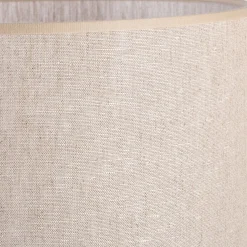 Abat-Jour Lampe|Abat-Jour Suspension*alinea Abat-jour cylindrique en lin D32cm - clair Gris