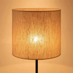 Abat-Jour Lampe|Abat-Jour Suspension*alinea Abat-jour cylindrique en lin D32cm - clair Gris