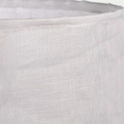 Lustre De Salle À Manger|Lustre*alinea Abat-jour cylindrique en lin D35cm - Blanc