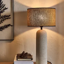 Abat-Jour Lampe|Abat-Jour Naturel*alinea Abat-jour cylindrique en lin D32cm - miel Jaune