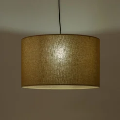 Abat-Jour Lampe*alinea Abat-jour cylindrique en papier tressé D50cm - Naturel