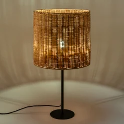 Abat-Jour Lampe|Abat-Jour Naturel*alinea Abat-jour cylindrique en rotin H30cm - Naturel