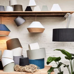 Abat-Jour Lampe*alinea Abat-jour en coton l25cm - capelan Blanc