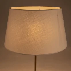 Abat-Jour Lampe*alinea Abat-jour tambour en coton - D45cm roucas Beige