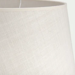 Abat-Jour Lampe*alinea Abat-jour tambour en coton - D45cm roucas Beige