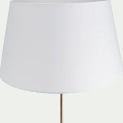 Abat-Jour Lampe*alinea Abat-jour tambour en coton D45cm - capelan Blanc