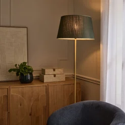 Abat-Jour Lampe*alinea Abat-jour tambour en coton D45cm - cèdre Vert