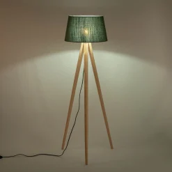 Abat-Jour Lampe*alinea Abat-jour tambour en coton D45cm - cèdre Vert