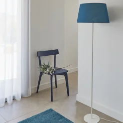 Abat-Jour Lampe*alinea Abat-jour tambour en coton D33cm - figuerolles Bleu