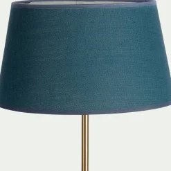 Abat-Jour Lampe*alinea Abat-jour tambour en coton D33cm - figuerolles Bleu