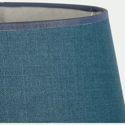 Abat-Jour Lampe*alinea Abat-jour tambour en coton D33cm - figuerolles Bleu