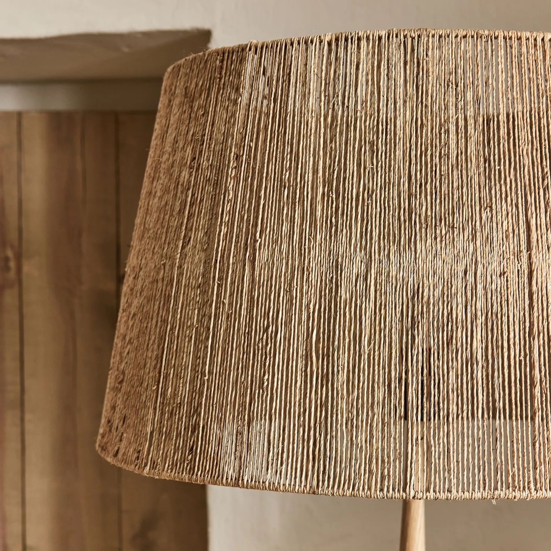 Abat-Jour Naturel*alinea Abat-jour tambour en jute D60cm - Naturel