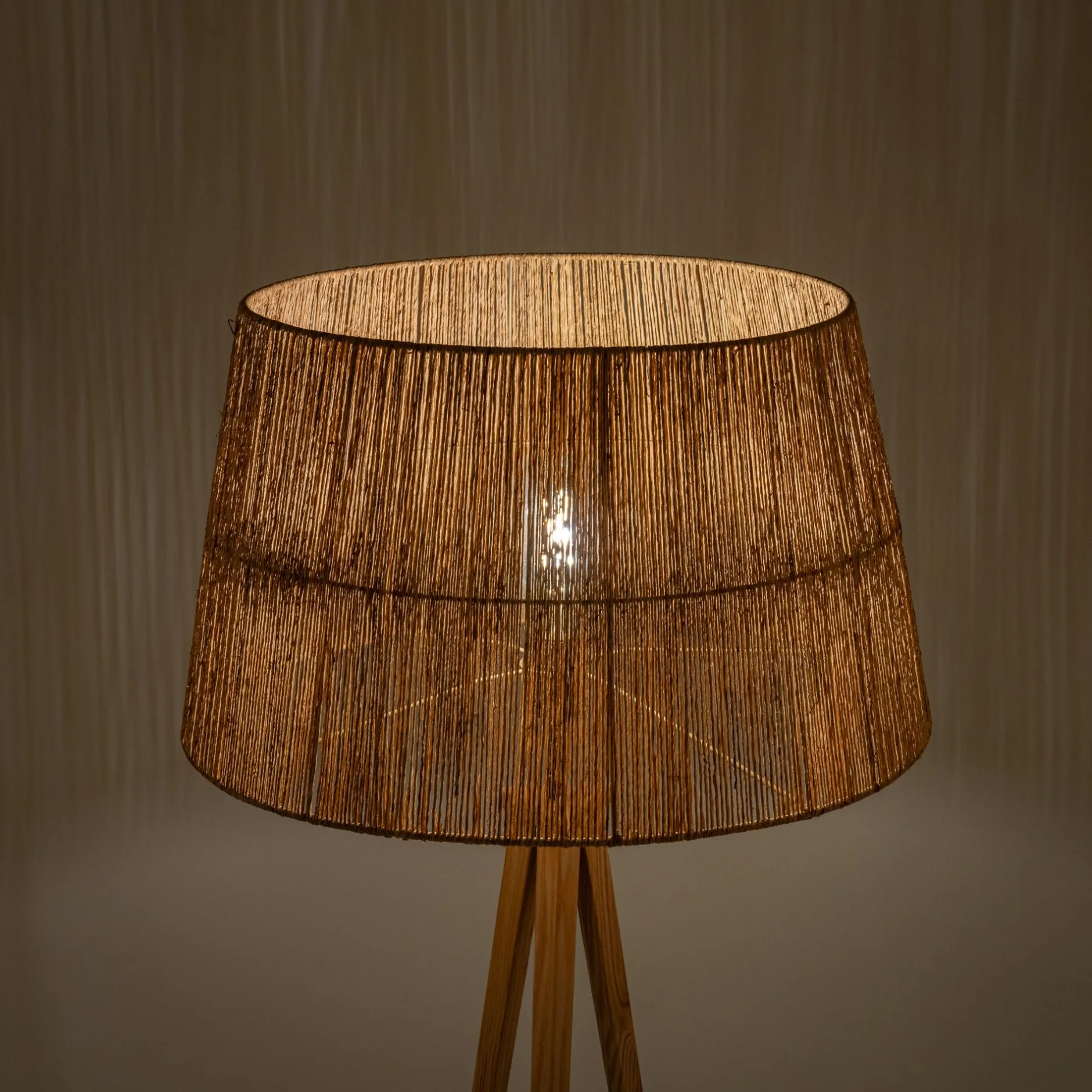 Abat-Jour Naturel*alinea Abat-jour tambour en jute D60cm - Naturel