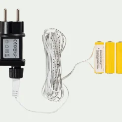 Guirlande De Noël*alinea Adaptateur pour une alimentation électrique - Noir