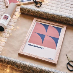 Toile, Tableau Et Affiche*alinea Affiche graphique 30x40cm - terracotta Orange