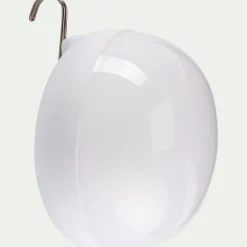 Luminaire Exterieur|Lampe Et Lampadaire D'Extérieur*alinea Ampoule d'extérieur rechargeable H12xD11cm - Blanc