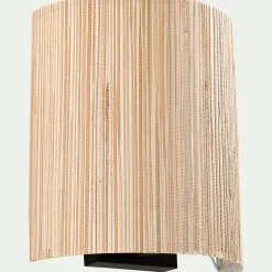 Applique Murale*alinea Applique électrifiée en acier et algues H26cm - Naturel