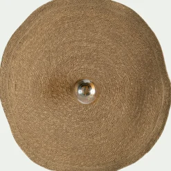 Applique Murale*alinea Applique murale électrifiée en jonc de mer D61cm - Naturel