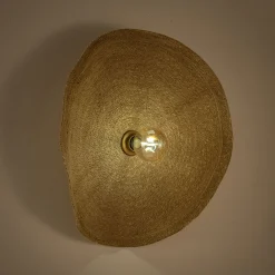 Applique Murale*alinea Applique murale électrifiée en jonc de mer D61cm - Naturel