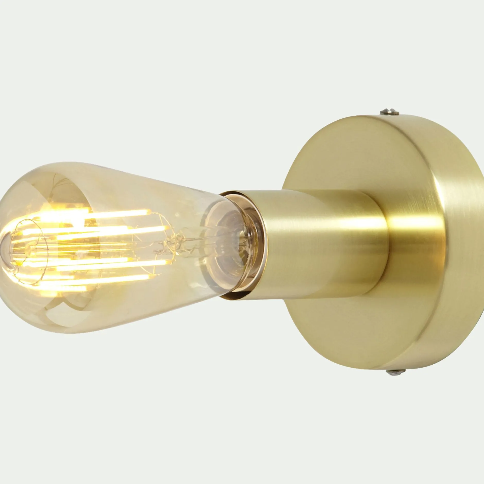 Applique Murale*alinea Applique plafonnier en acier H9,2cm - Doré