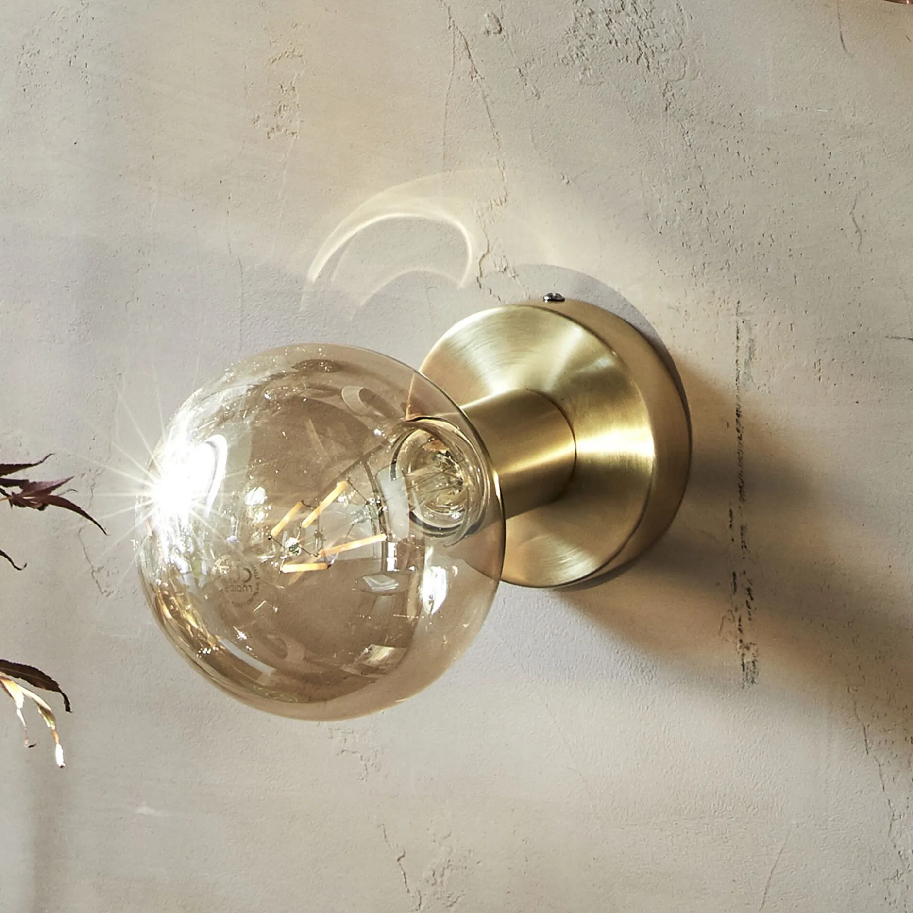 Applique Murale*alinea Applique plafonnier en acier H9,2cm - Doré