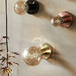 Applique Murale*alinea Applique plafonnier en acier H9,2cm - Doré