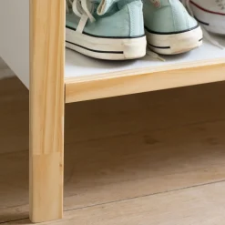 Armoire Enfant*alinea Armoire forme de maison en bois H185cm - Blanc