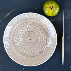 Assiette*alinea Assiette à dessert à motifs en grès D20,7cm - alpilles Beige