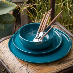 Assiette*alinea Assiette à dessert en faïence D22,3cm - figuerolles Bleu