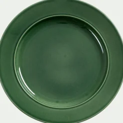 Assiette*alinea Assiette à dessert en grès D24cm - avocado Vert