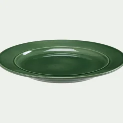 Assiette*alinea Assiette à dessert en grès D24cm - avocado Vert