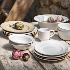 Assiette*alinea Assiette à dessert en grès D22cm - alpilles Beige