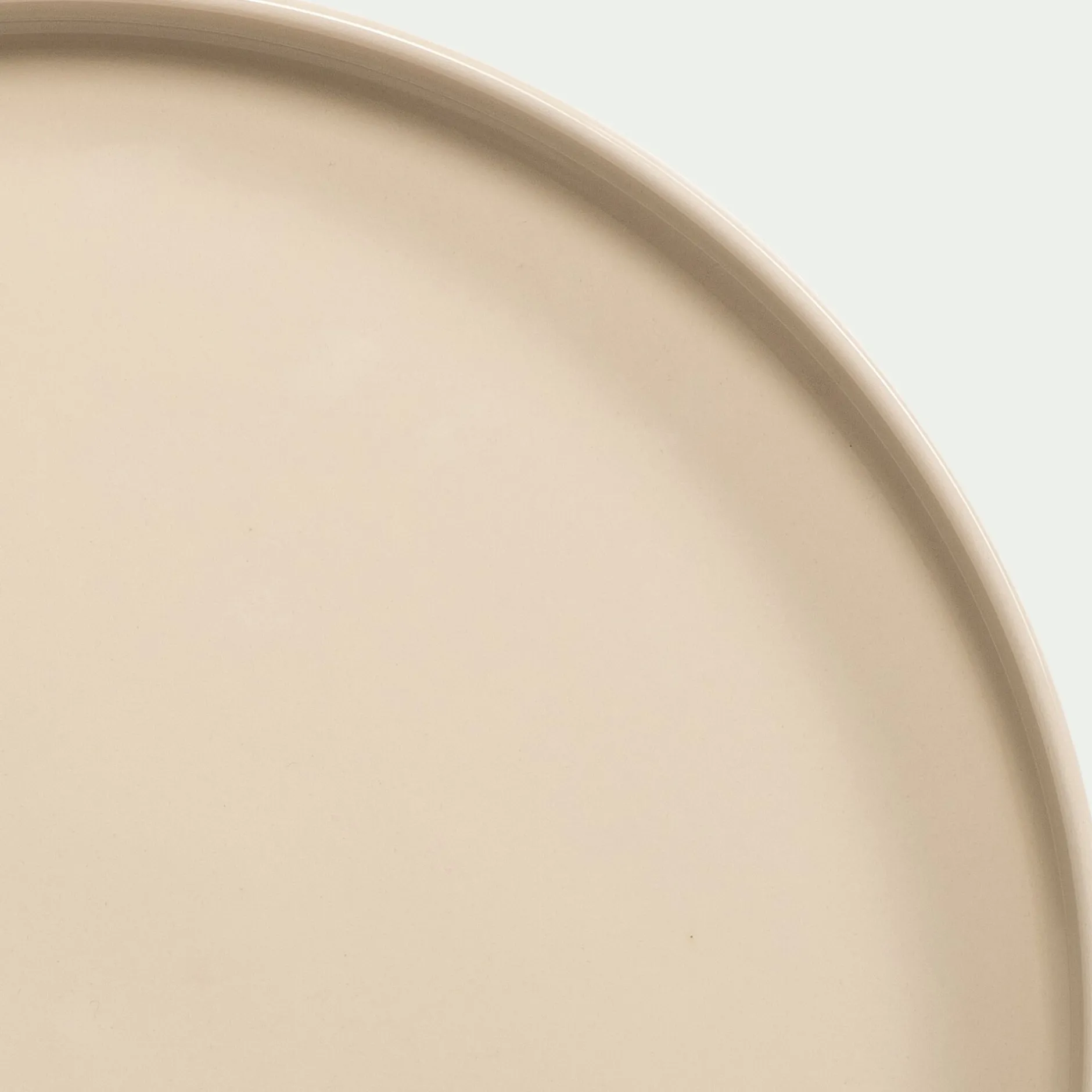 Assiette*alinea Assiette à dessert en grès D21,5cm - Blanc