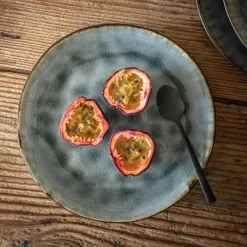 Assiette|Assiette De Noël*alinea Assiette à dessert en grès émail réactif D20cm - Gris