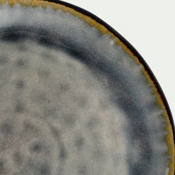 Assiette|Assiette De Noël*alinea Assiette à dessert en grès émail réactif D20cm - Gris