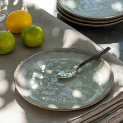 Assiette*alinea Assiette à dessert en grès D20cm - Vert