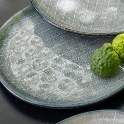 Assiette|Assiette De Noël*alinea Assiette à dessert en grès D20cm - calaluna Bleu